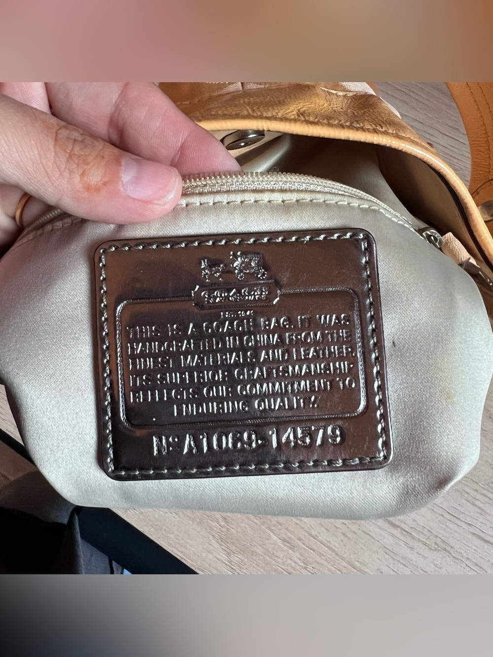 Coach Ashley Op Art Shoulder Bag - Picture 8 of 8